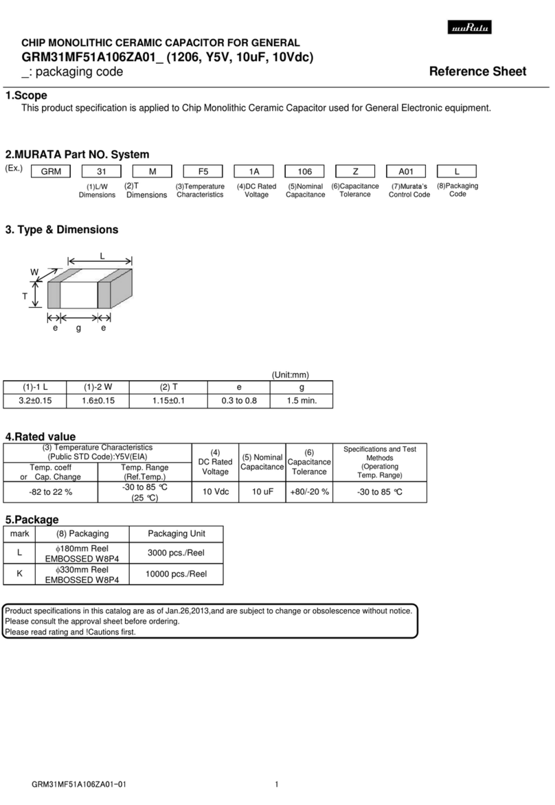 Murata GRM31MF51A106ZA01 Series User manual Murata GRM31MF51A106ZA01 Series User manual