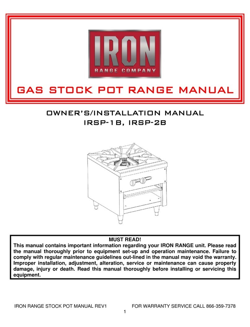 IRON IRSP-1B Owners & installation manual