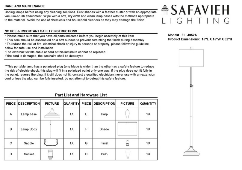 Safavieh FLL4052A User manual
