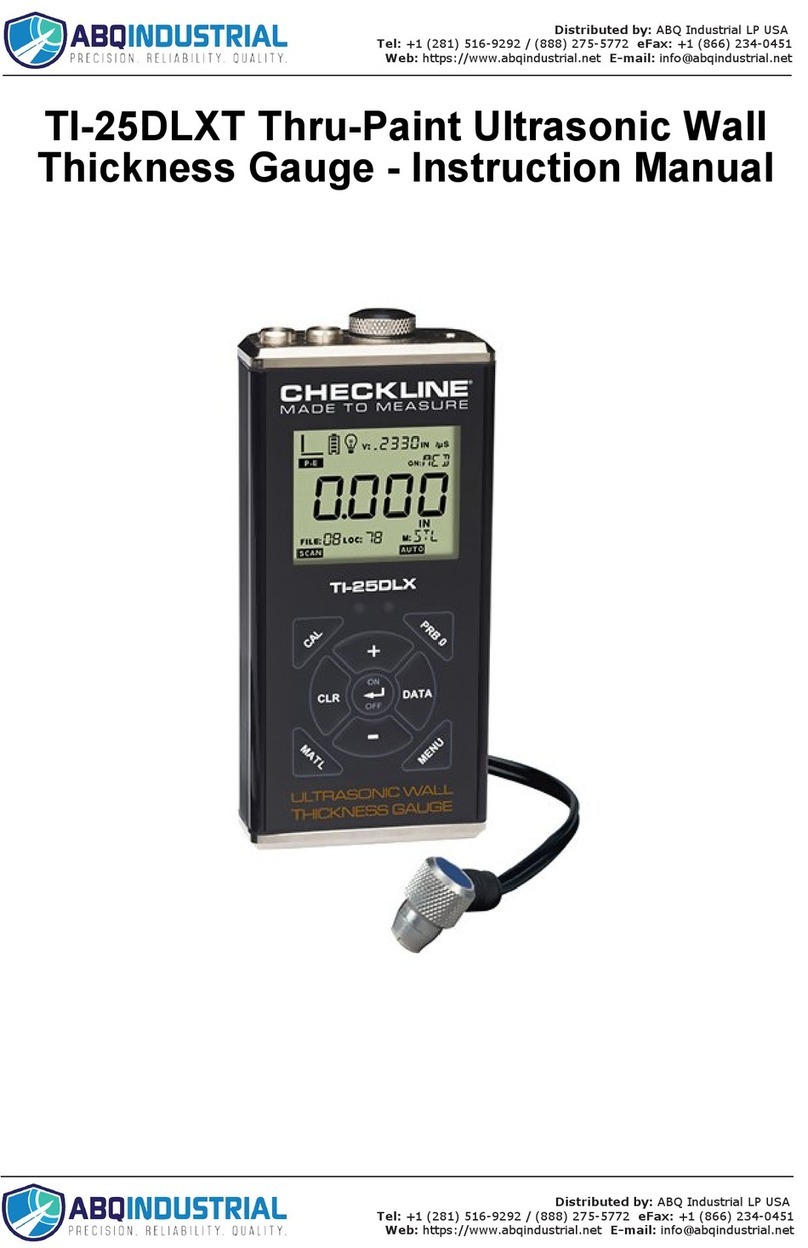 ABQINDUSTRIAL Checkline TI-25DLXT instruction manual
