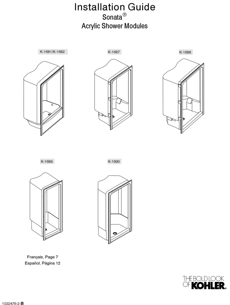 Kohler K-1681 User manual Kohler K-1681 User manual