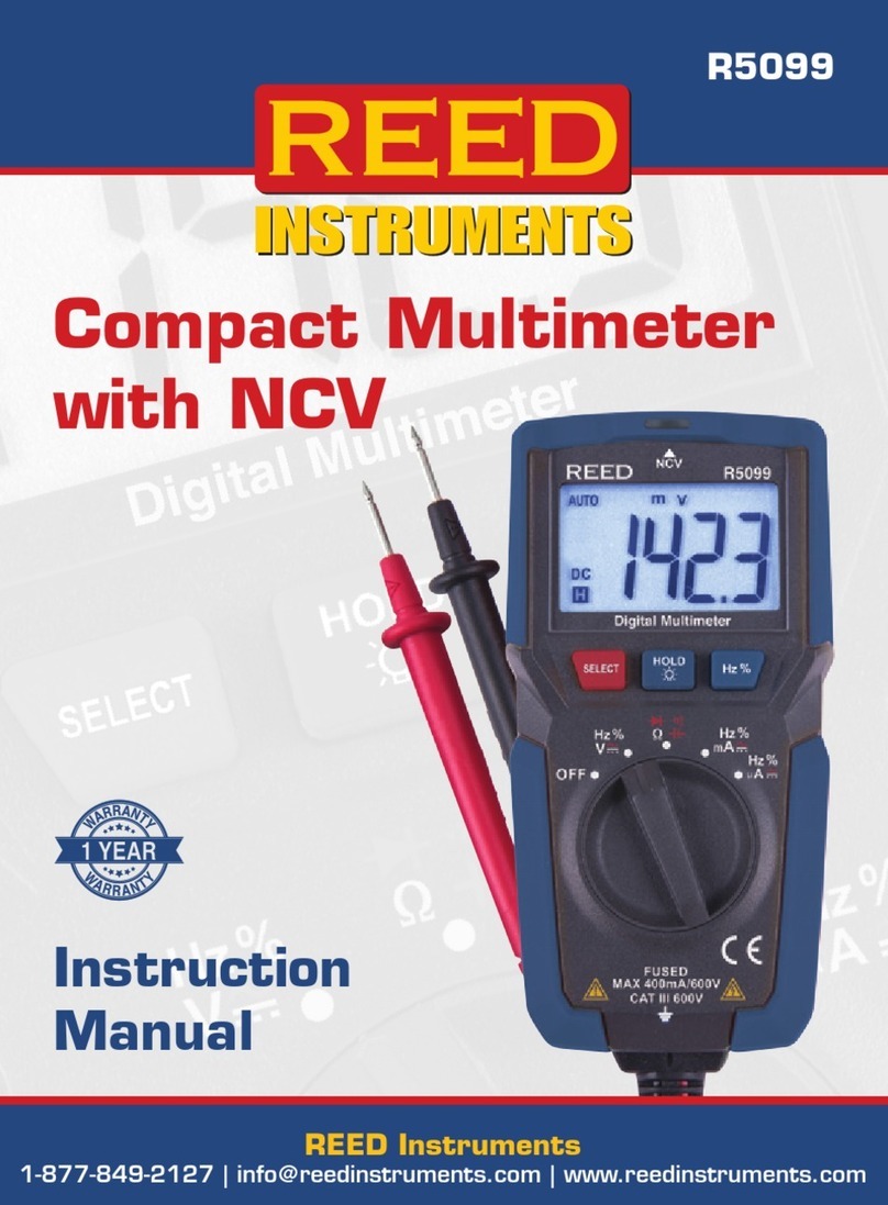 Reed Instruments R5099 User manual