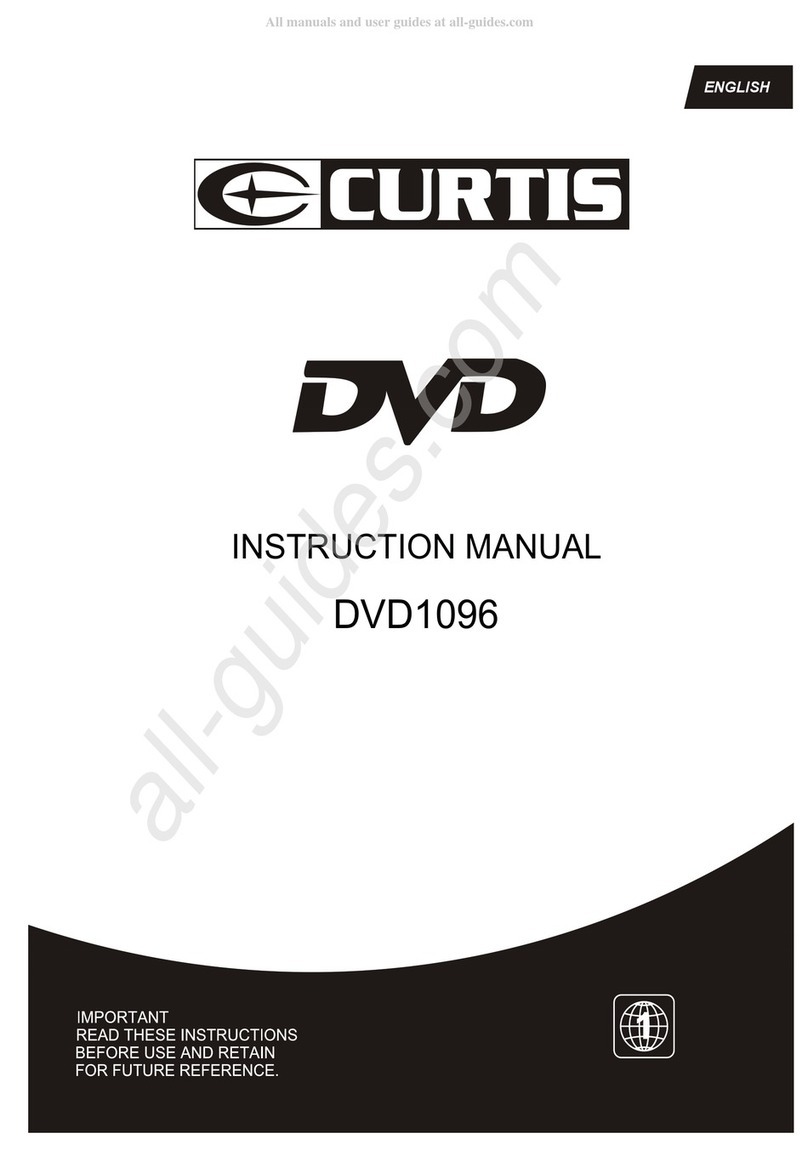 Curtis DVD1096 User manual