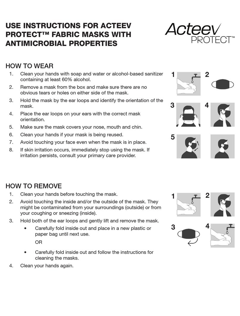 Ascend ACTEEV PROTECT Additional safety and use instructions