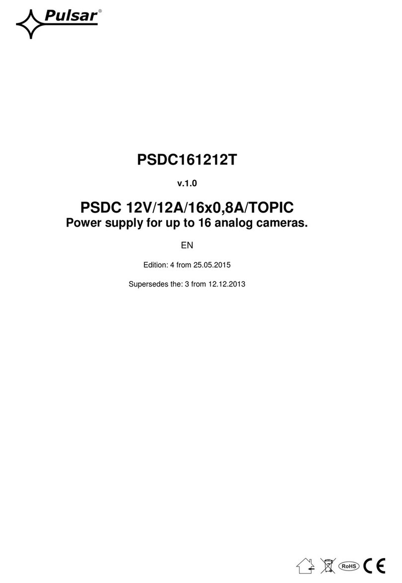 Pulsar PSDC161212T User manual