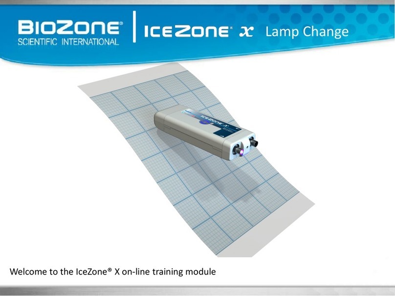 BioZone Scientific International IceZone x manual