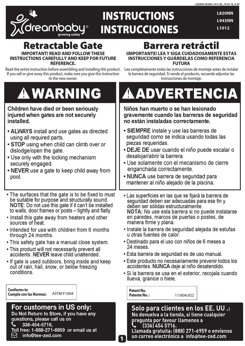 Tee-Zed dreambaby L820NN instructions