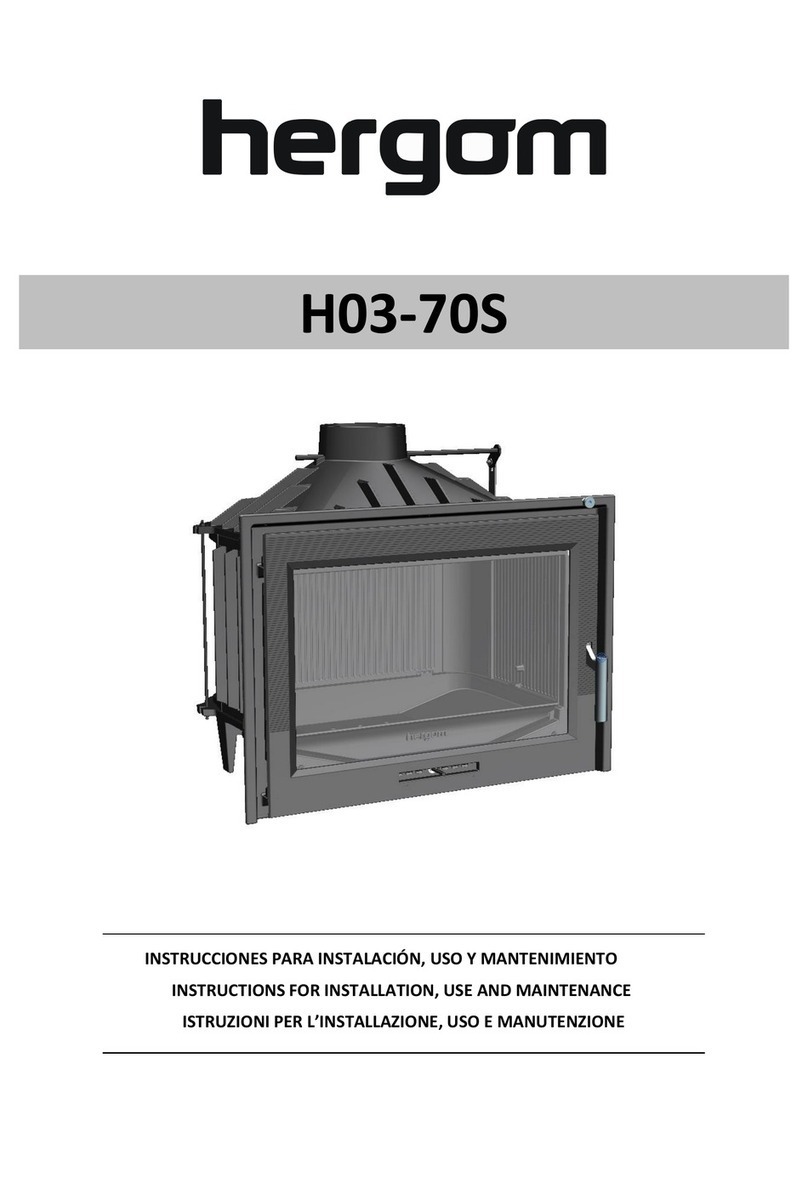 hergom H03-70S Instructions for installation, use and maintenance