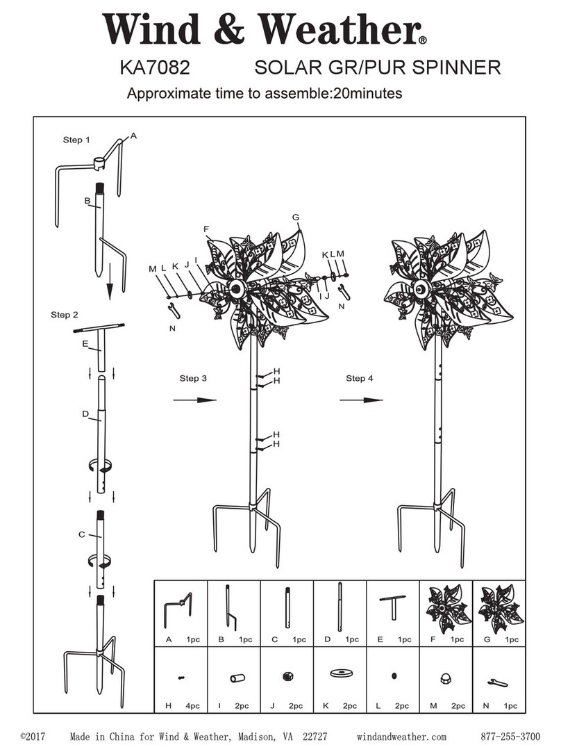 Wind & Weather KA7082 Assembly instructions