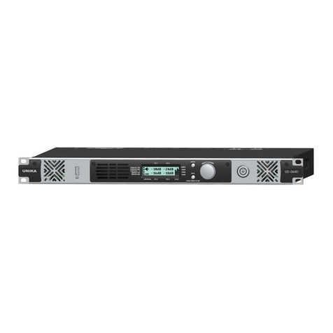 Unika UD Series manual