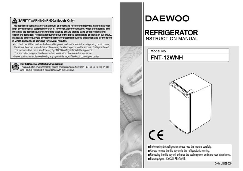 Daewoo FNT-12WNH User manual