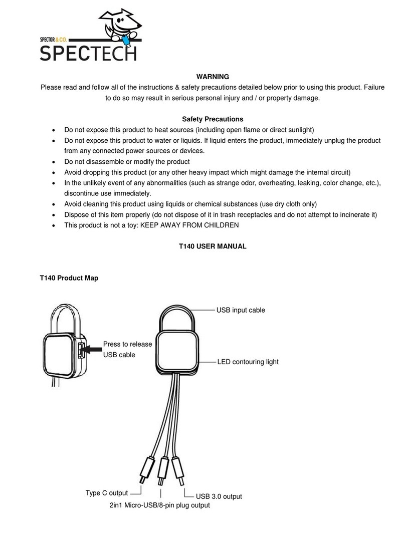 Spector&Co Spectech T140 user manual