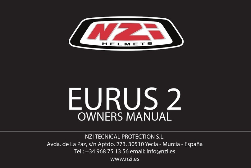 NZI Helmets EURUS 2 owner's manual