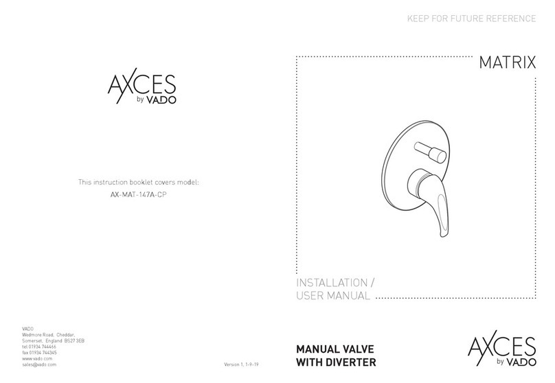 VADO AXCES MATRIX Instruction Manual