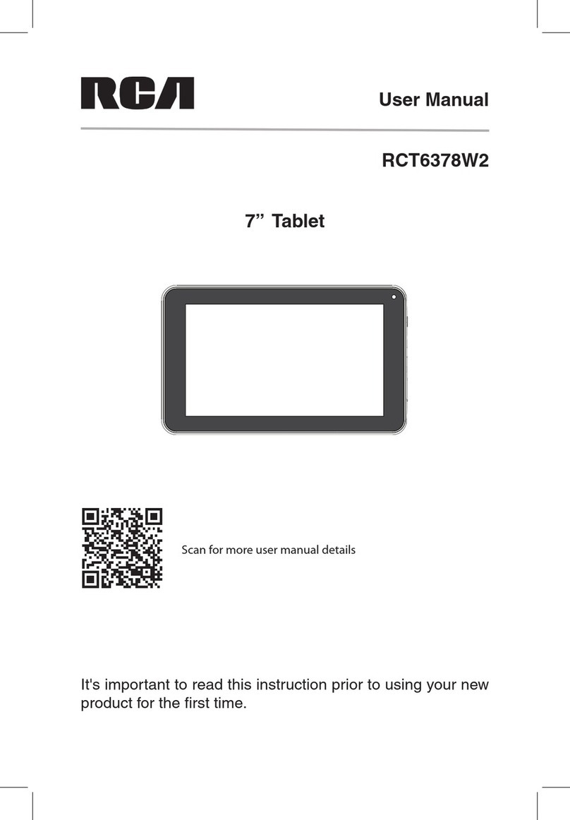 RCA RCT6378W2 User manual