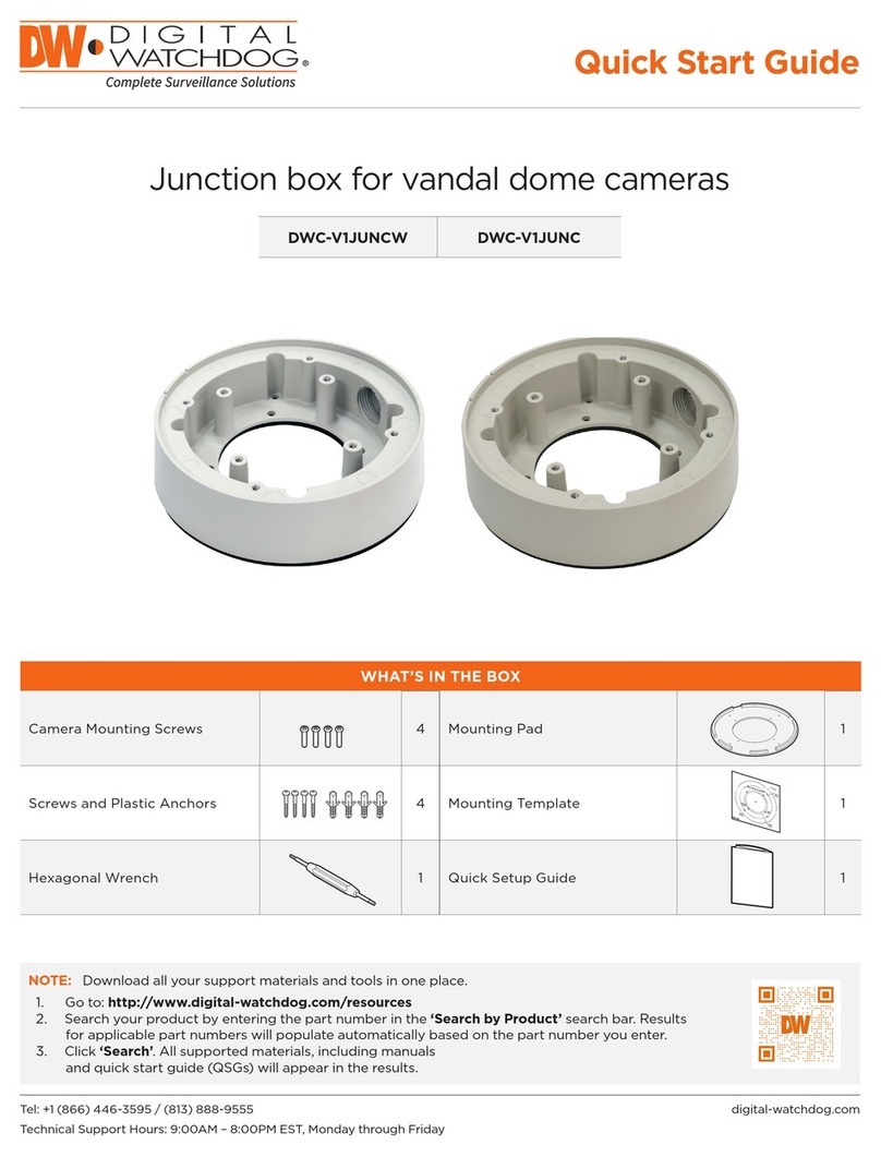 Digital Watchdog DWC-V1JUNCW quick start guide