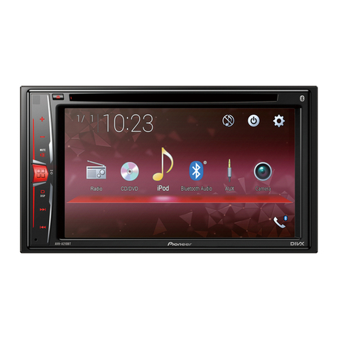 Pioneer DIVX AVH-A210BT User manual