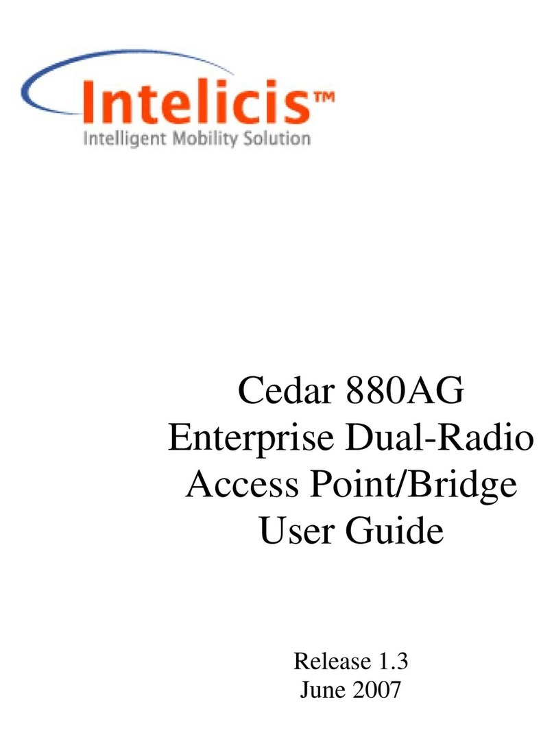 Intelicis Cedar 880AG User manual