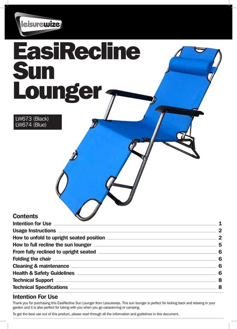 LEISUREWIZE EasiRecline LW673 manual