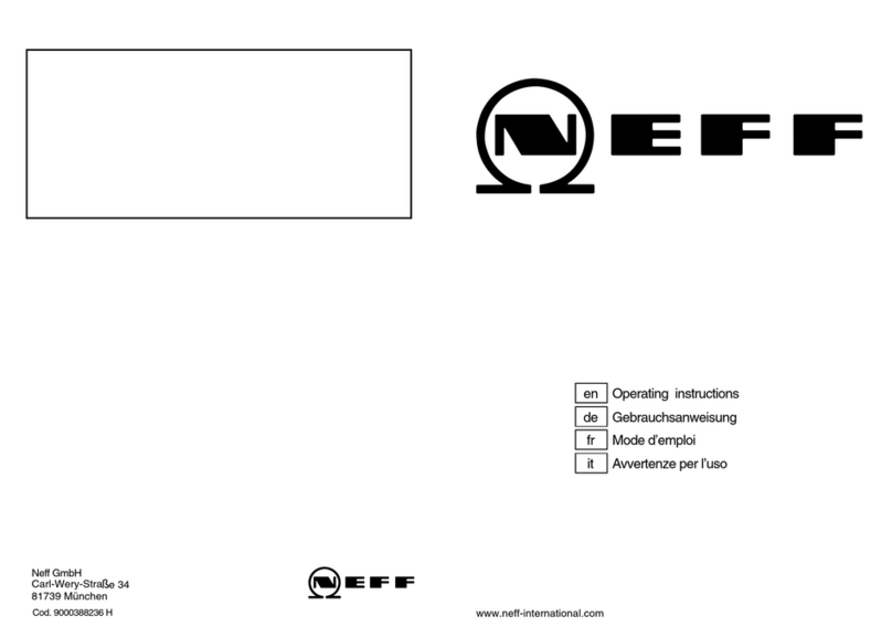 NEFF T25S76N0 User manual