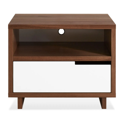 BluDot Modu-licious Bedside Table User manual
