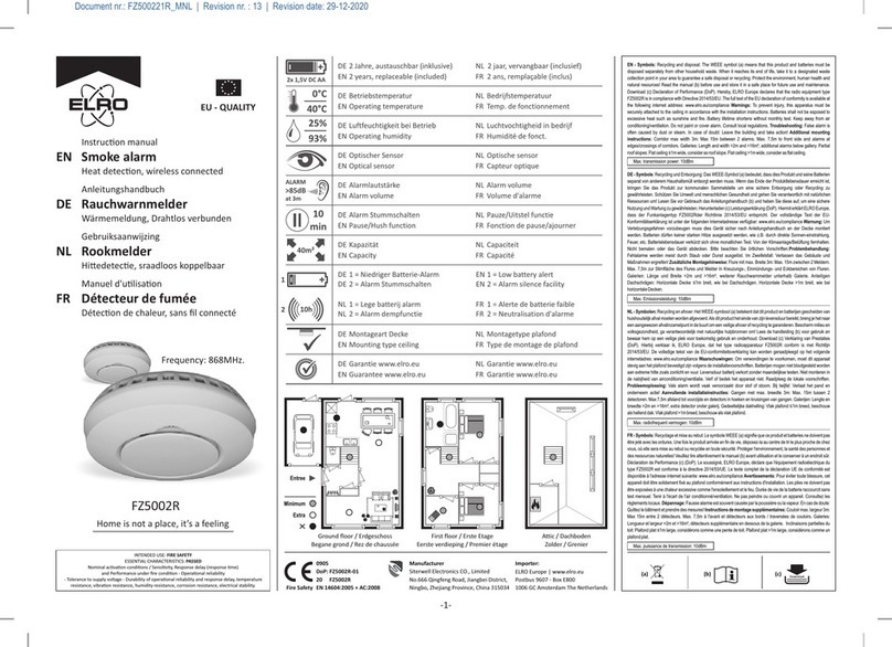 ELRO FZ500221R User manual