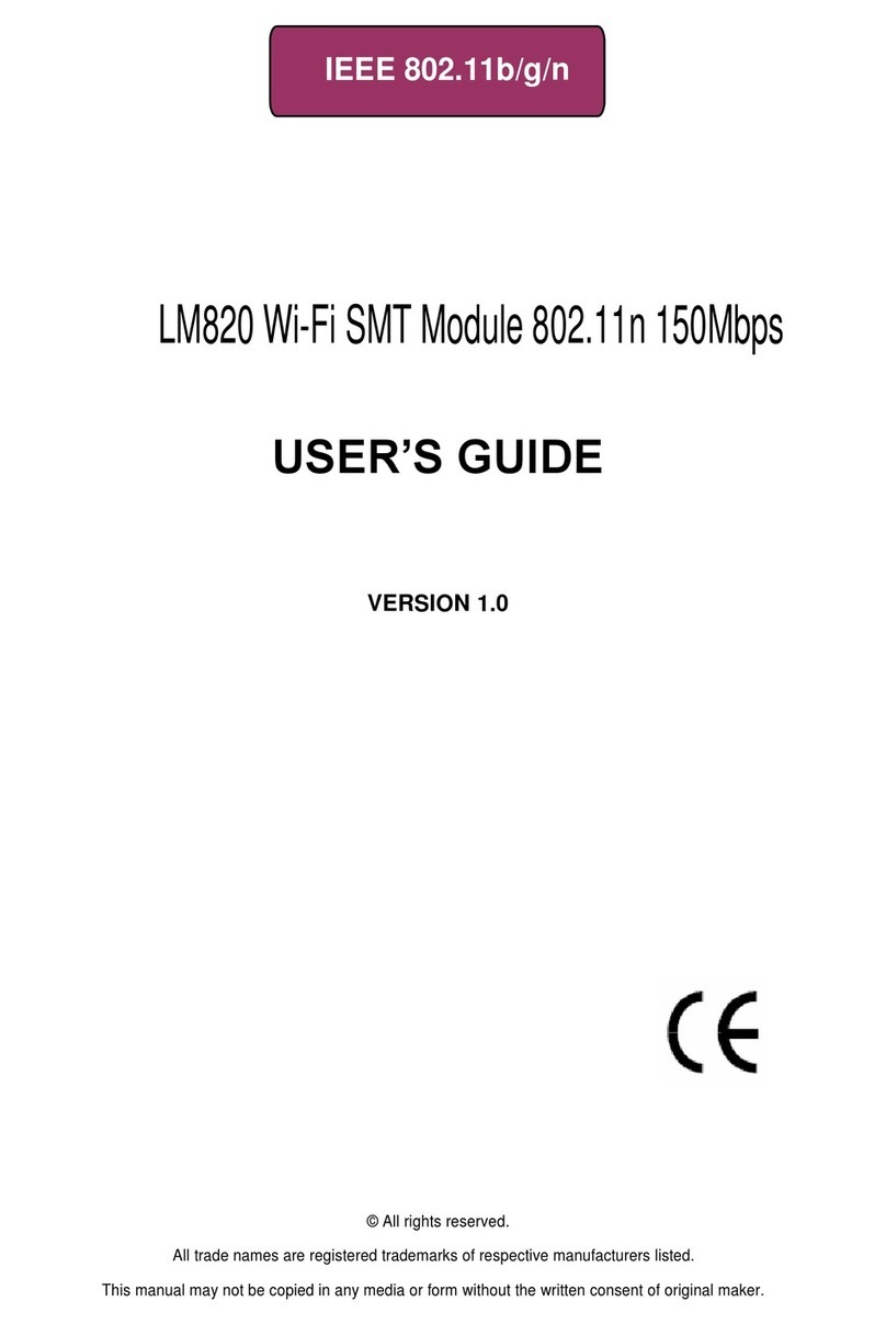 LM LM820 User manual