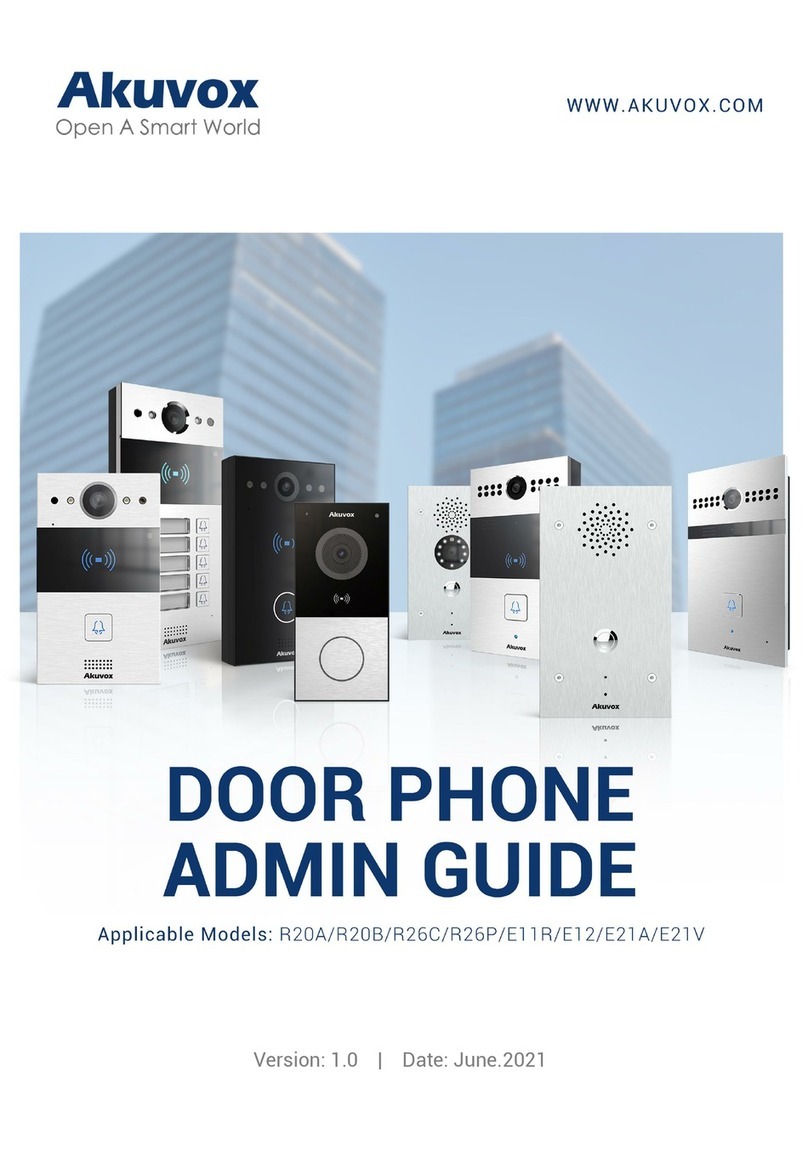 Akuvox R20A Manual