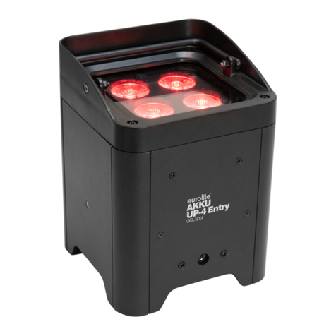 EuroLite AKKU UP-4 Entry QCL Spot User manual