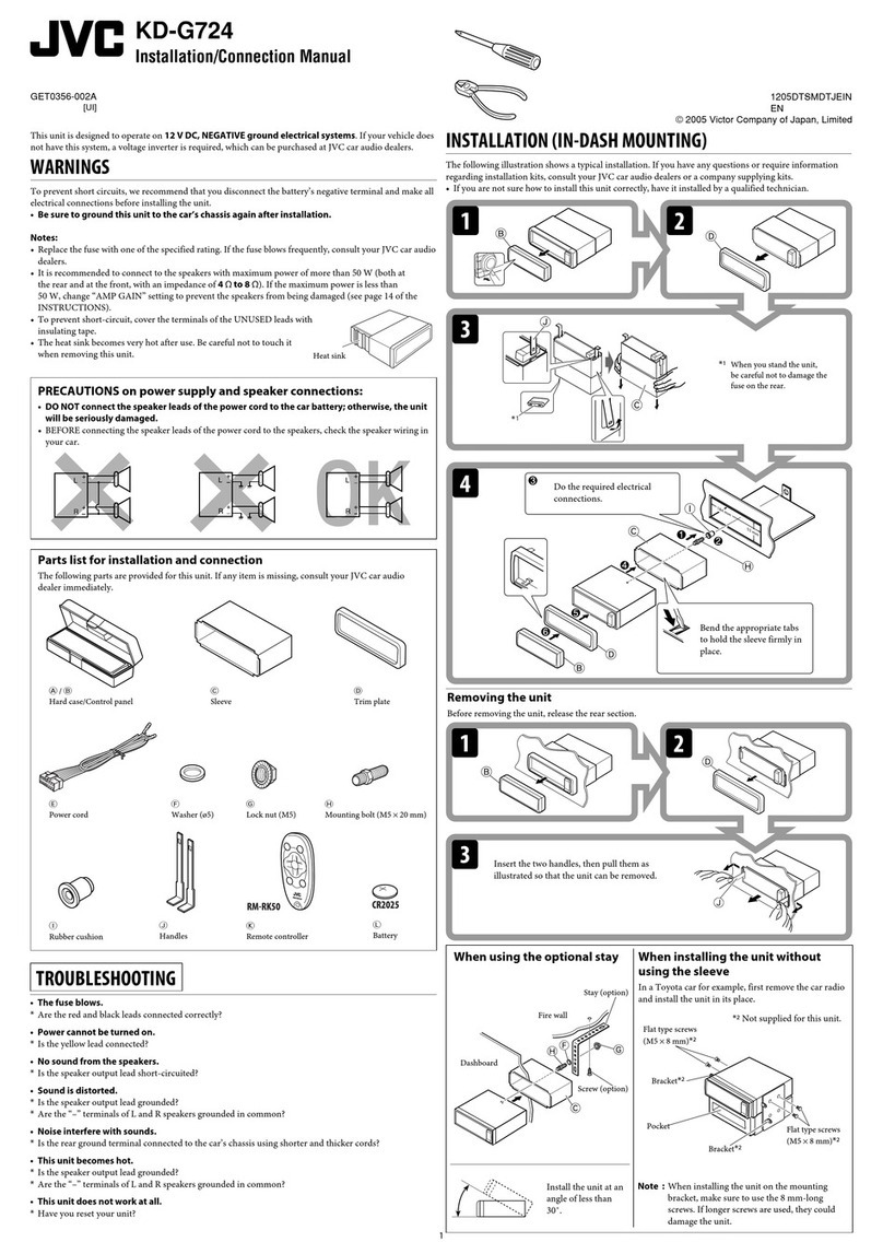 JVC KD-G724 Guide