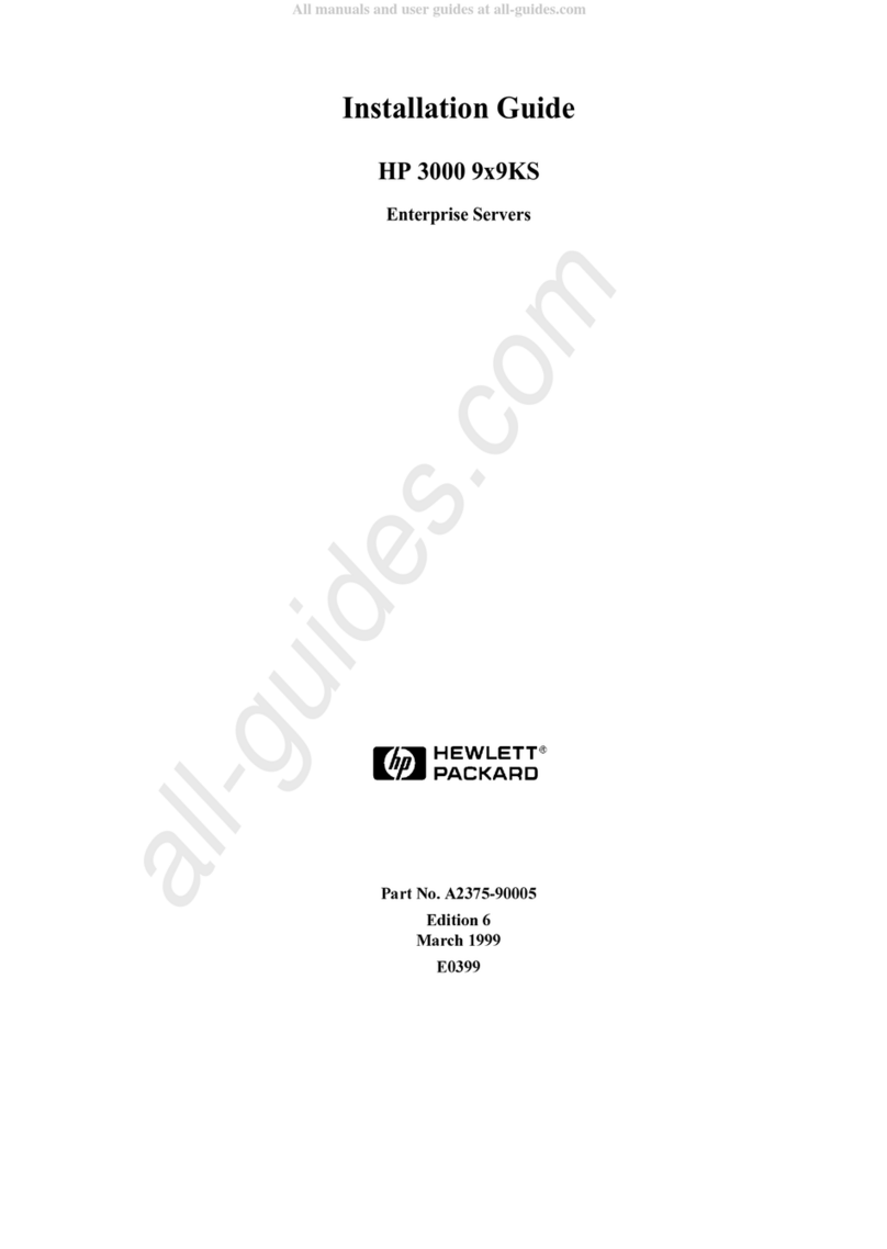 HP HP 3000 9 9KS Series User manual