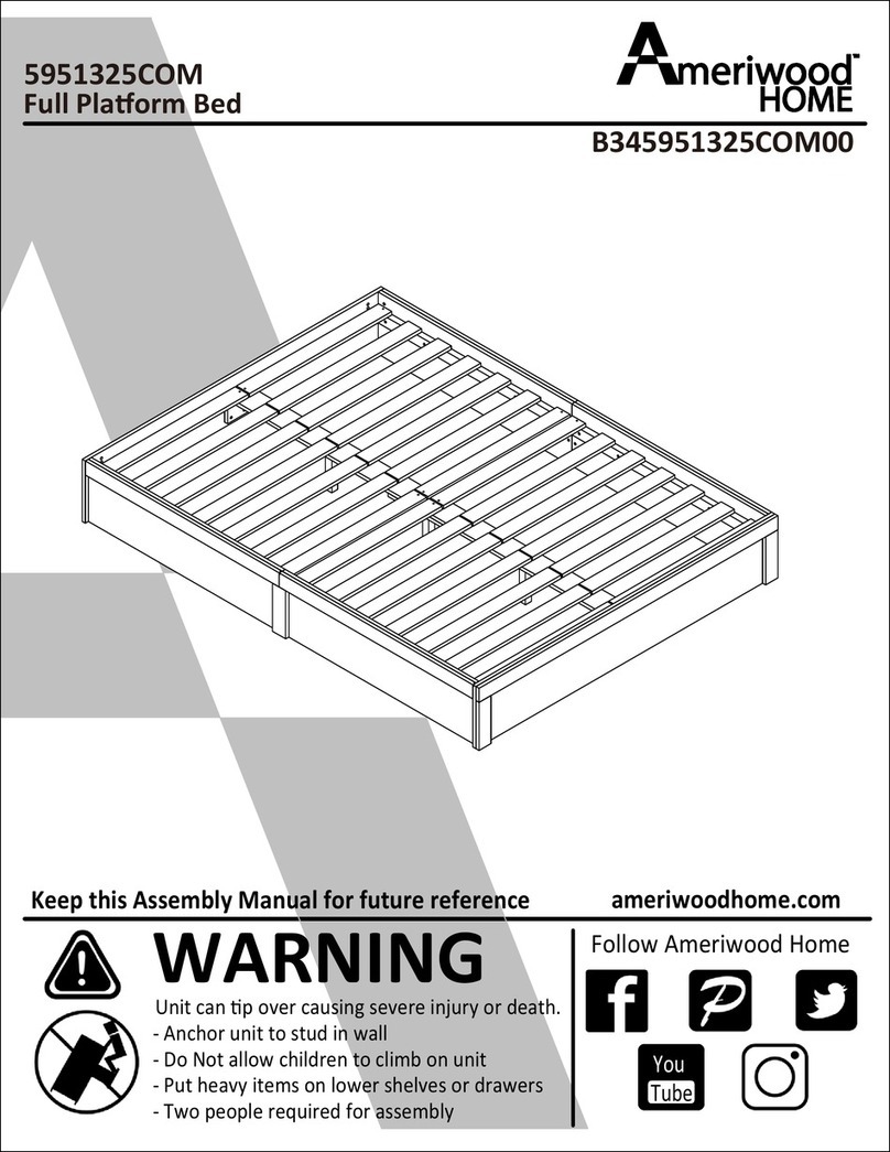 Ameriwood HOME B345951325COM00 Assembly manual Ameriwood HOME B345951325COM00 Assembly manual