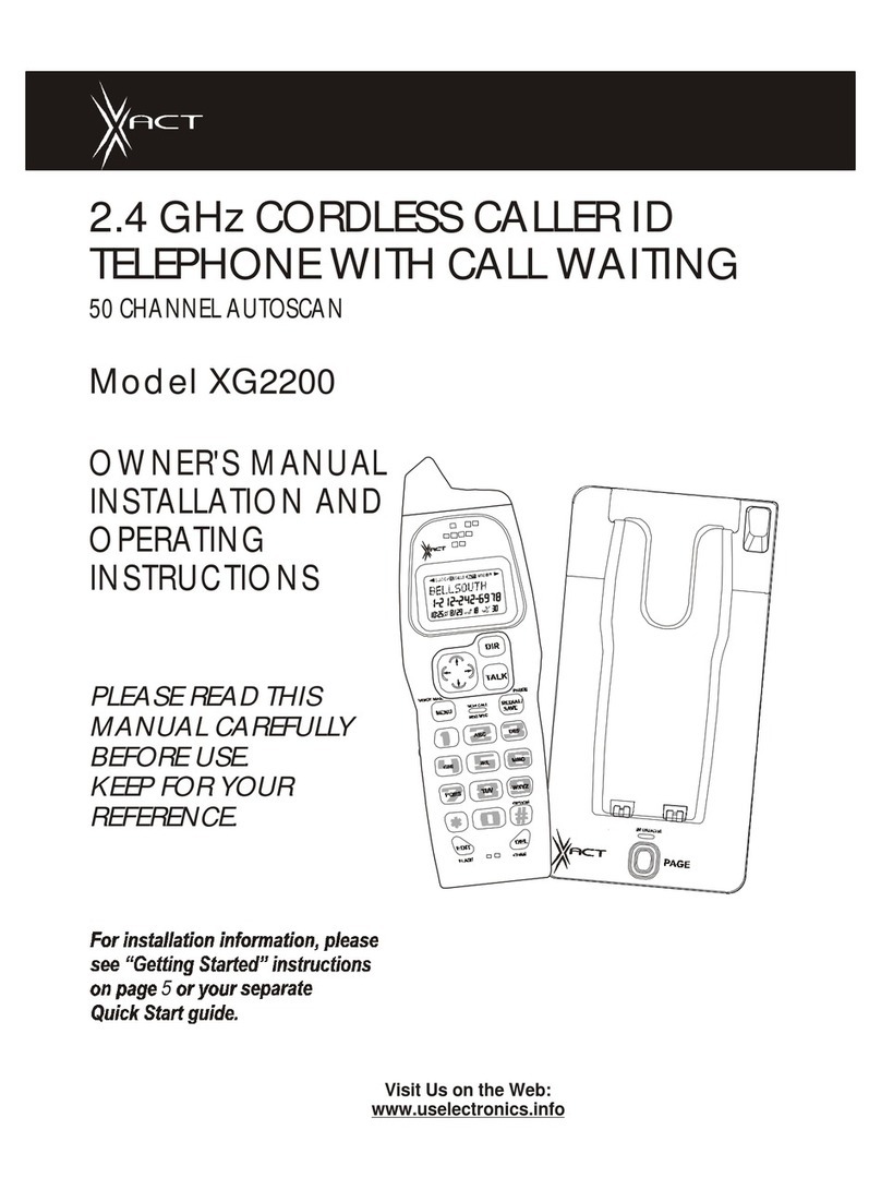 Xact XG2200 owner's manual