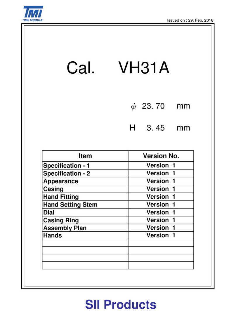 TMI Products VH31A User manual TMI Products VH31A User manual