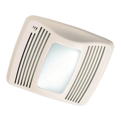Broan QTX110SL installation guide Broan QTX110SL installation guide