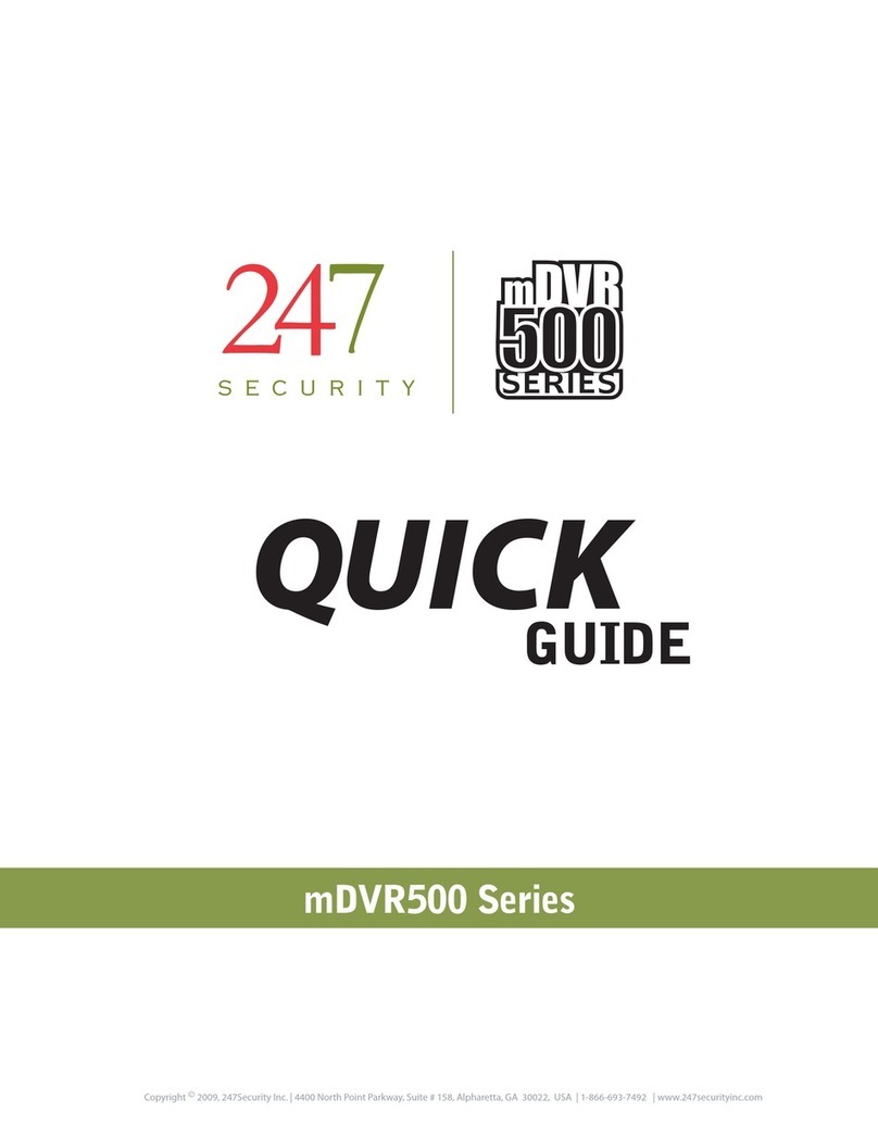 247Security mDVR500 Series User manual