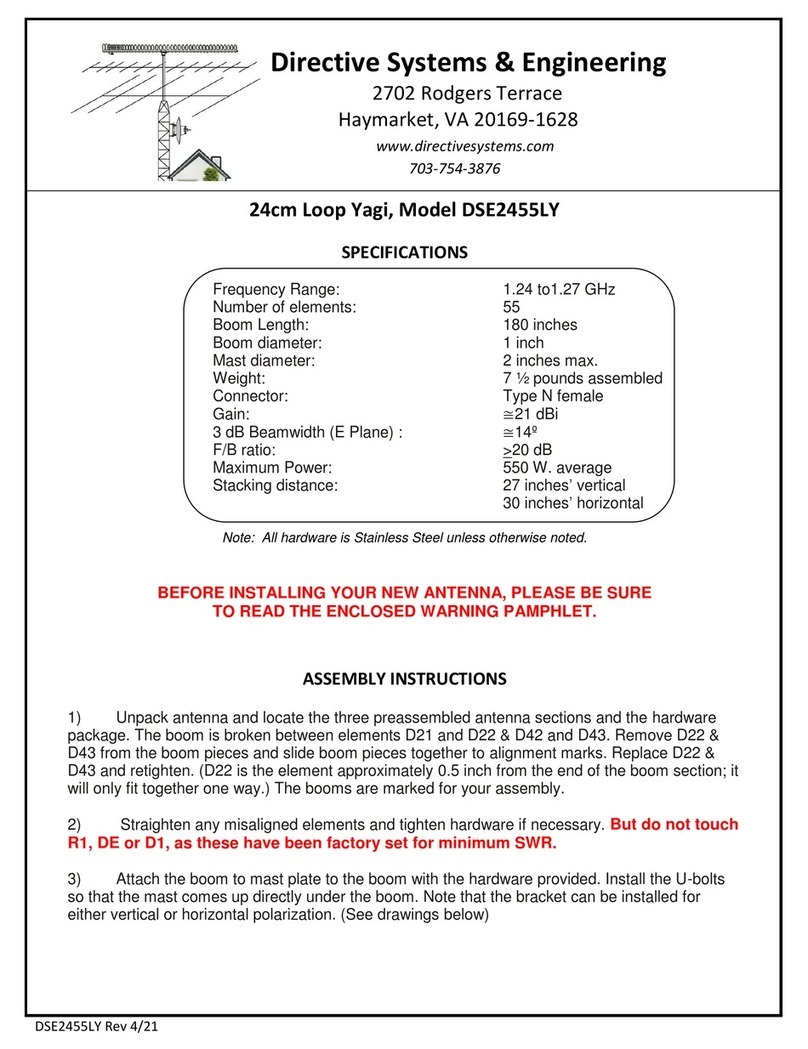 Directive Systems & Engineering DSE2455LY User manual