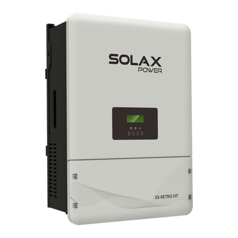Solax X3-Retro Fit user manual