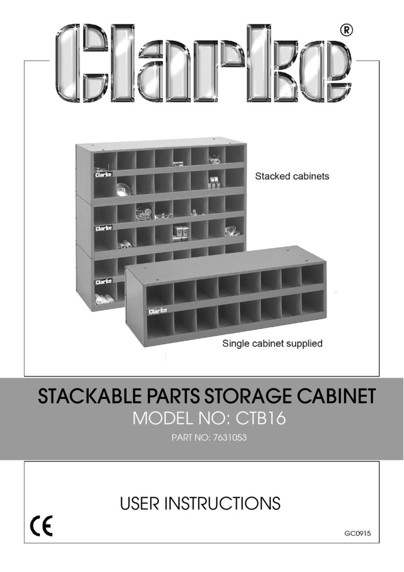 Clarke CTB16 User manual