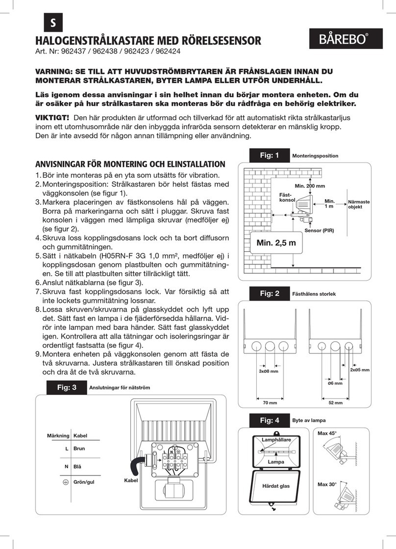 BAREBO 962437 manual BAREBO 962437 manual