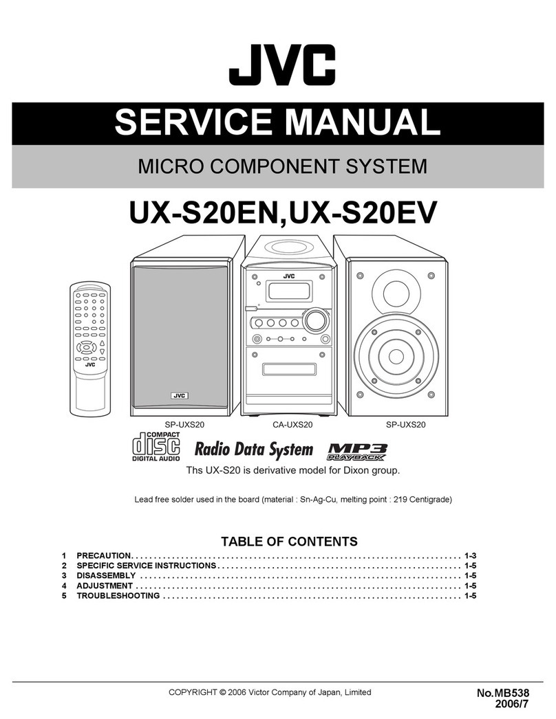 JVC UX-S20EN User manual