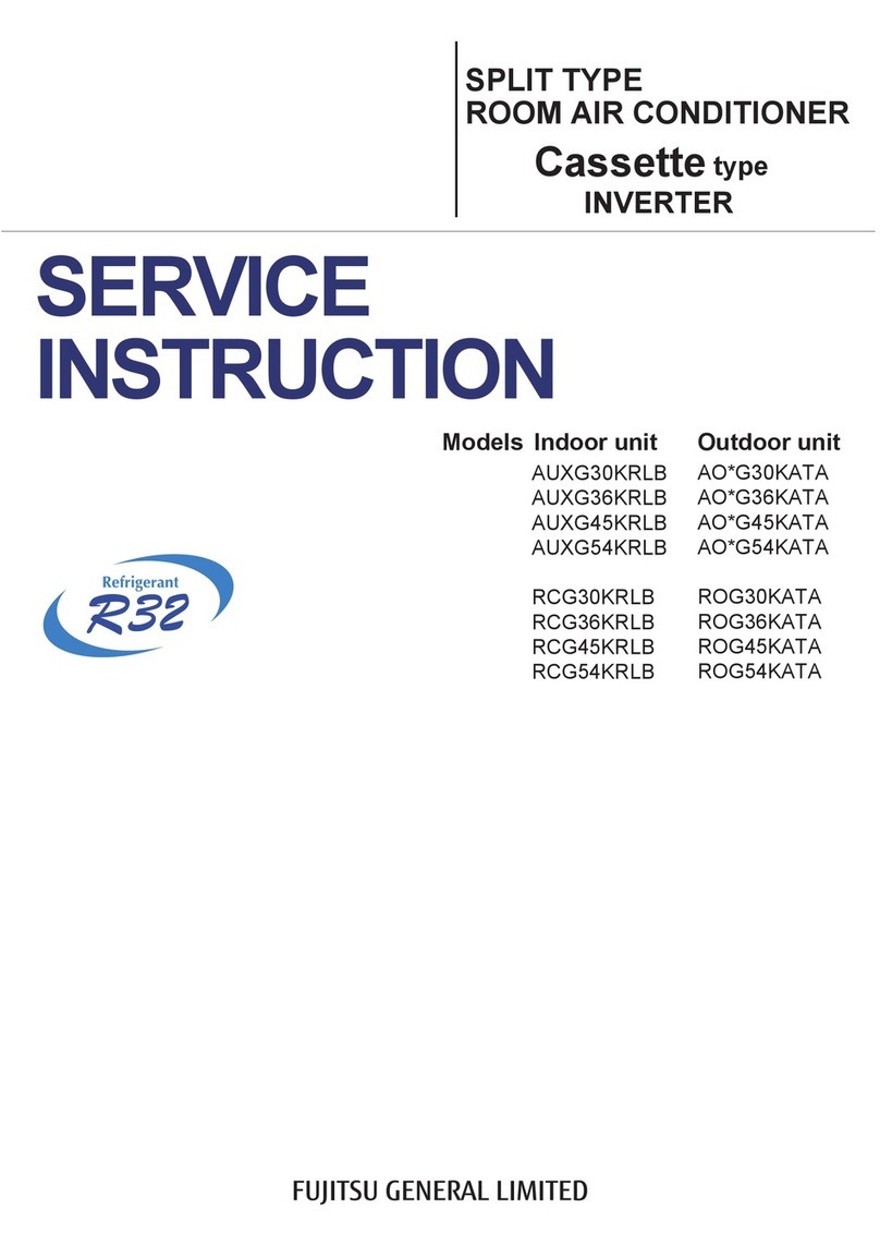 Fujitsu AOG30KATA Series Original operating manual