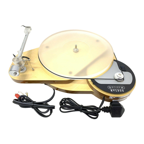 Roksan Audio RADIUS5 user manual