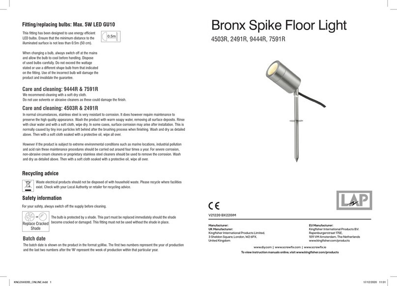 lap Bronx Spike 4503R User manual