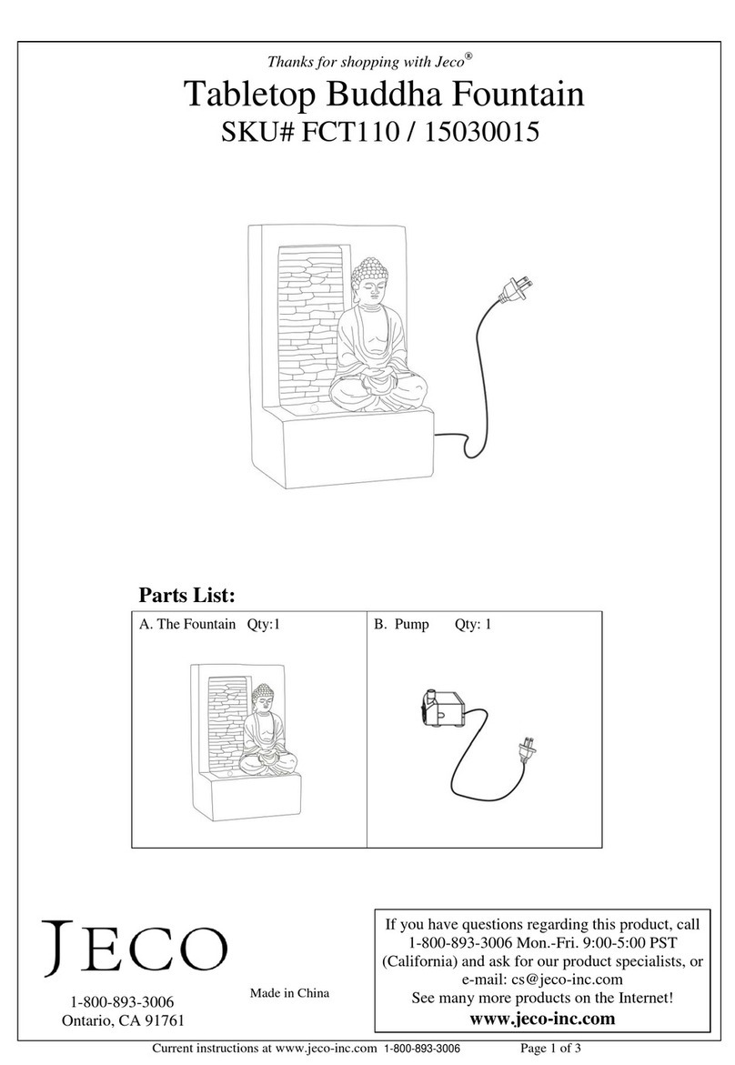 Jeco FCT110 User manual