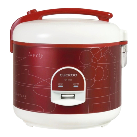Cuckoo CR-1122 Series User manual