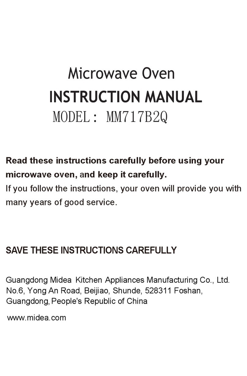 Midea MM717B2Q User manual
