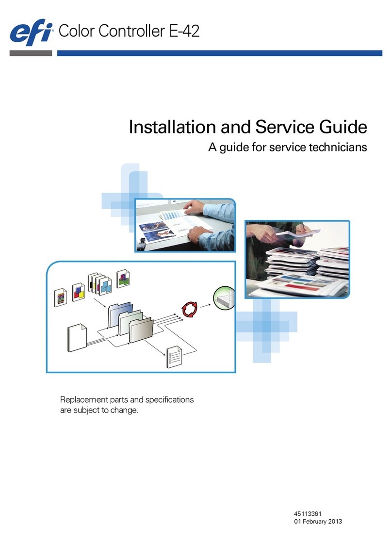 EFI E-42 Installation and maintenance instructions