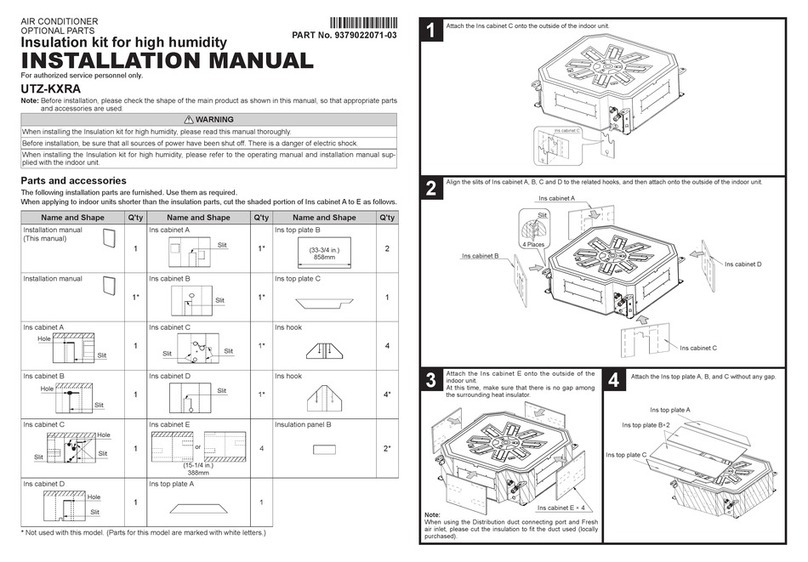 Fujitsu UTZ-KXRA installation manual