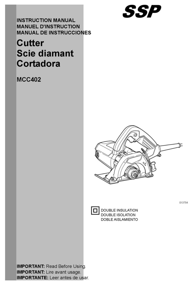 SSP MCC402 instruction manual